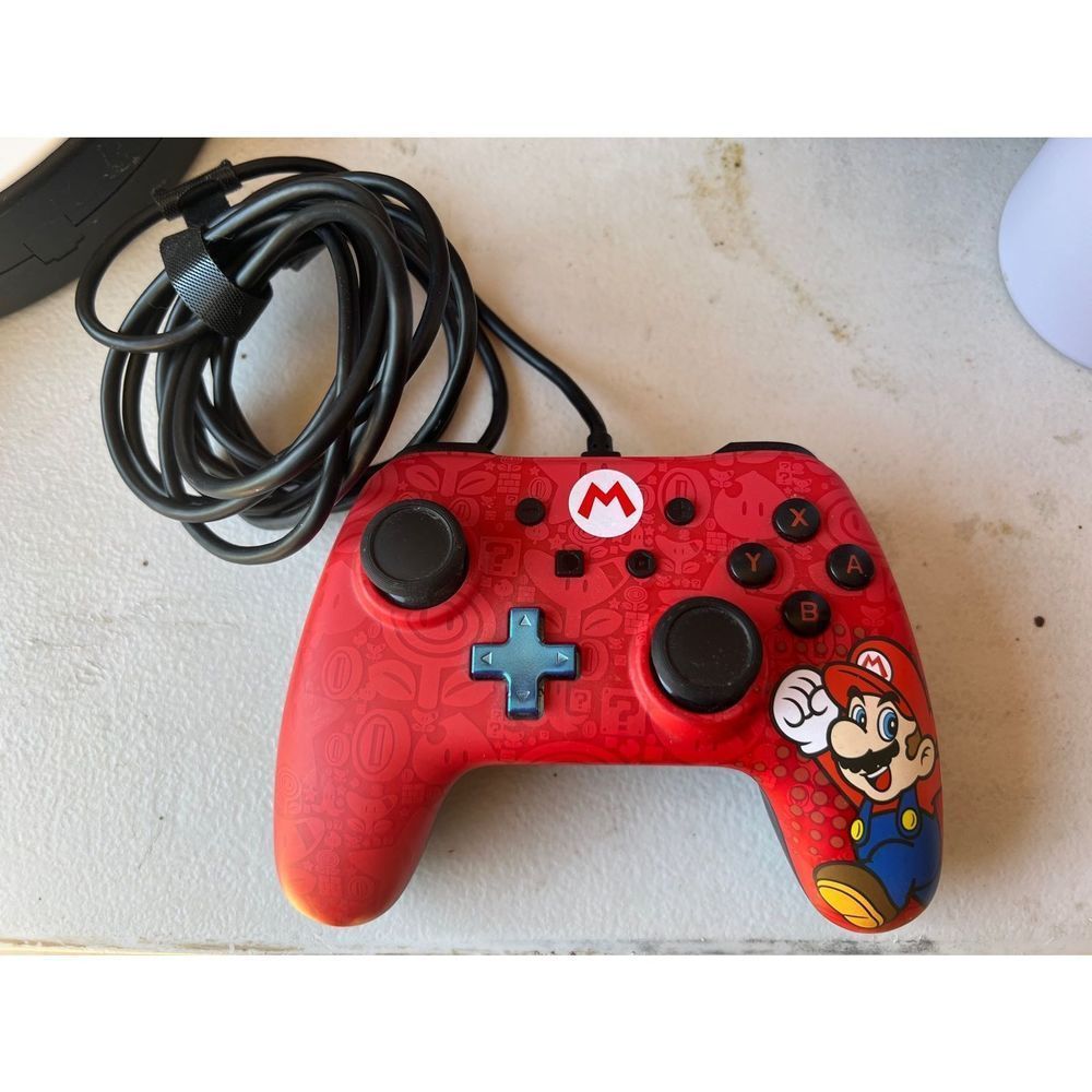 Mario switch controller with cord